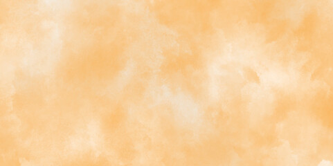 Yellow watercolor painted texture background,Yellow cement or concrete wall texture and background,Brown yellow paper grunge background.yellow grunge texture background for wallpaper, invitation, cove