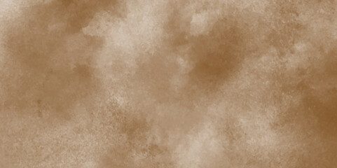 Abstract painted watercolor background on paper texture.The background image of watercolor with light brown color feels simple,brown background with gray watercolor grunge velvety texture illustration