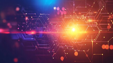 Obraz premium Abstract Digital Circuitry Background