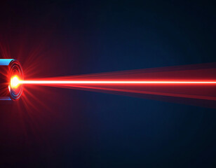 Red Laser Beam