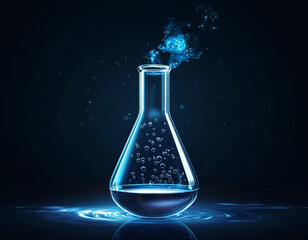 Blue Science Flask