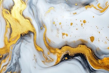 Abstract Gold and Grey Marble Texture: A Luxurious Swirl of Elegance