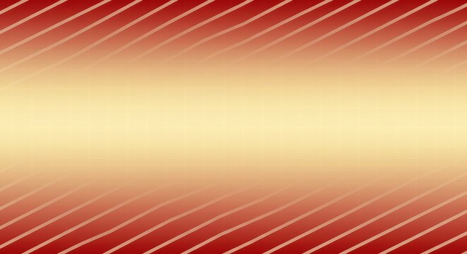 Red and Gold Diagonal Stripes Abstract Background: A simple, elegant design featuring a gradient of warm red and gold hues, with thin, diagonal stripes for a subtle textural effect.