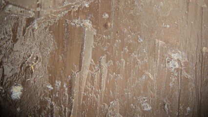 Micrograph of the texture of smoky quartz, morion, black quartz 4