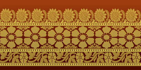 beautiful graphic saree design and this sari design is in Indian style which is for textile fashion industry and it can be used as wallpaper backdrop and website bg this style is originated in india 