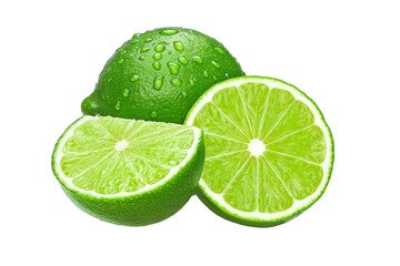 lime isolated white background
