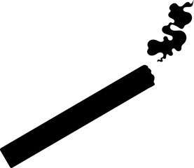 Cigarette icon on white background. Vector illustration.