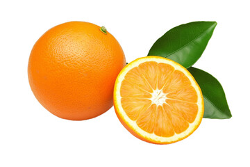 Fototapeta premium sliced fresh orange isolated
