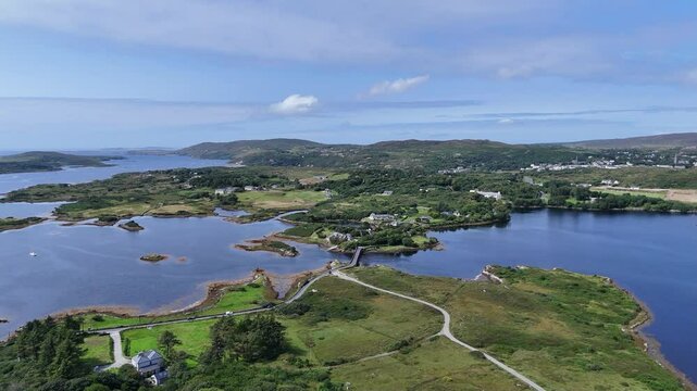 les lacs du Connemara et le littoral de l'ouest de l'Irlande