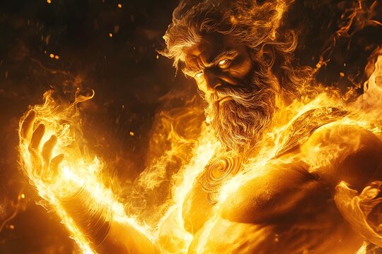Hephaestus, God of Fire and Metalworking, Embodiment of Volcanic Power