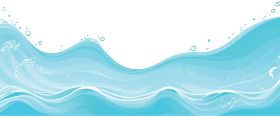 Soft green and blue watercolor texture representing ocean waves on a transparent background. A perfect design for ocean wave, water wave, and beach-inspired creative projects and graphics.

