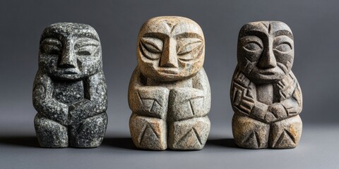 Stone figures embody sacred and iconic representations, showcasing artistry and craftsmanship through their intricate designs. These stone figures serve as timeless symbols of cultural heritage.