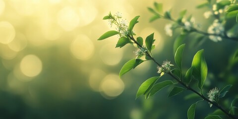 Obraz premium The plant featured is Psiadia punctulata, displayed against a softly blurred background, highlighting the intricate details of the Psiadia punctulata in an artistic manner.