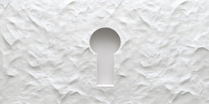 White funeral signboard featuring a keyhole texture blank for personalization. This design offers a clean, elegant background suitable for memorial messages.