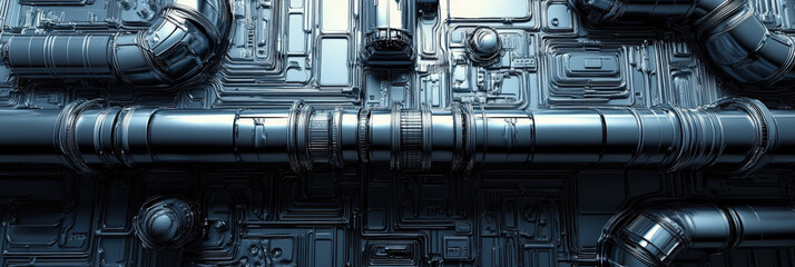 Complex Industrial Piping System Design