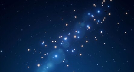 Celestial Dust: A Night Sky Abstract