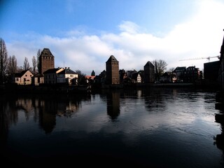 Fototapeta premium Strasbourg, France - December 202: Visit the beautiful town of Strasbourg in Alsace 