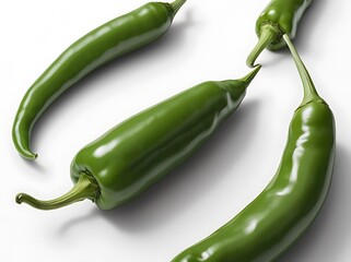 green and red hot chili peppers