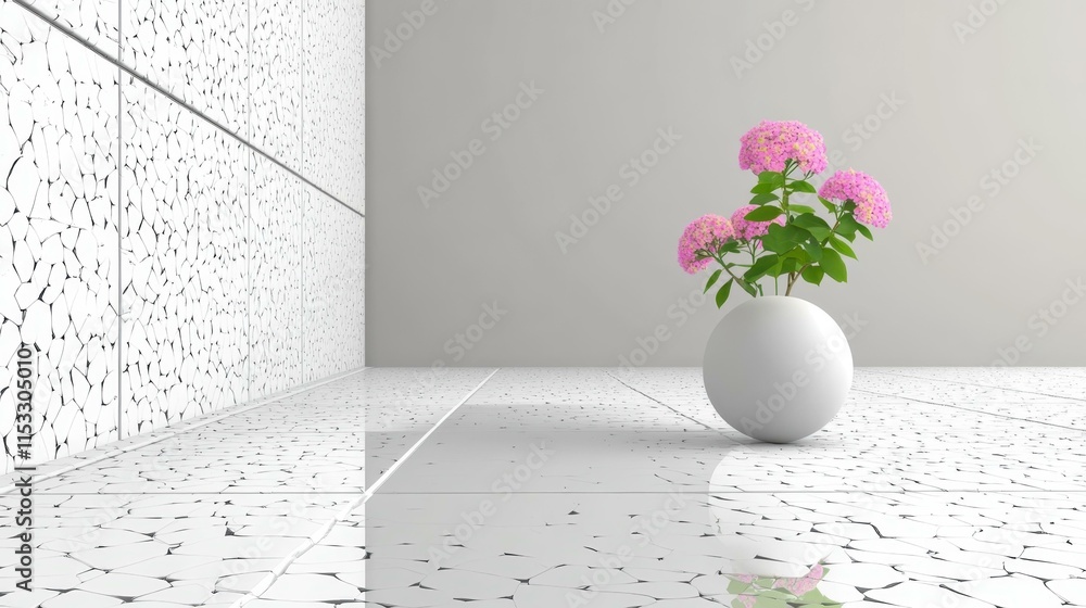 Poster creative blank canvas a canvas a reflection