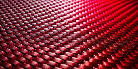 Red Carbon Fiber Texture Background for Food Photography - Rich, Deep Red Surface