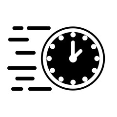 fast time glyph icon