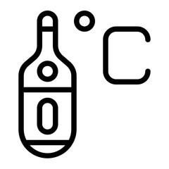 Celsius Line Icon