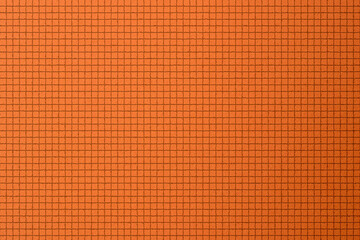 Bright orange grid pattern creates vibrant visual texture for design