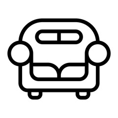 Couch Line Icon