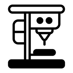 Drill Glyph Icon