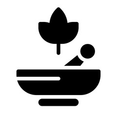 Extraction Solid Icon