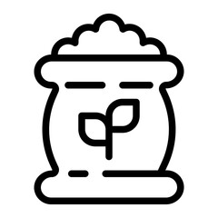 Fertilizer Line Icon