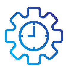 setting time line gradient icon