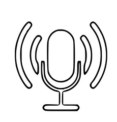 illustration of a microphone