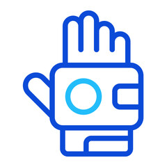 Glove Duoline Icon