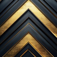 Obraz premium Abstract luxurious metal background with black and golden