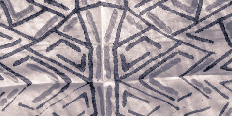 Unusual Lined. Overlay Patterns. Blue Wallpaper.
