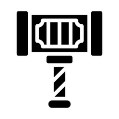 Hammer Solid Icon