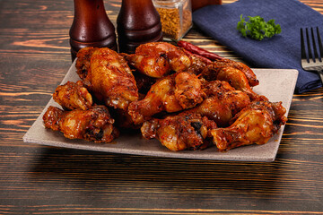 Hot and spicy Buffalo chicken wings