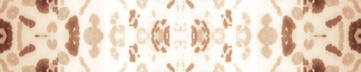 Brown Stripes Print Seamless. Grunge Line