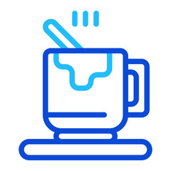 Hot Chocolate Duoline Icon