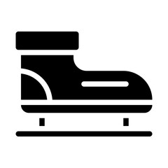 Ice Skate Solid Icon