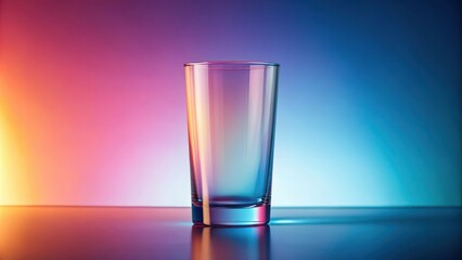 Gradient Ombre Effect on Transparent Glass, gradient, background design