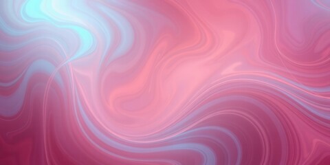 Obraz premium Abstract fluid art in soft hues of pink and blue, evoking a sense of calmness and serenity, perfect for background use in creative projects and designs.