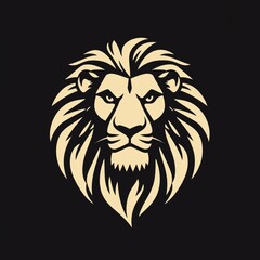 Obraz premium lion logo shape design 