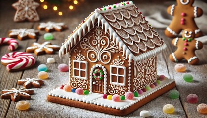 christmas gingerbread house