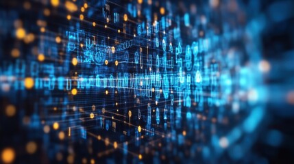 Abstract digital data stream. (1)