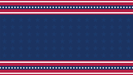 Red, White, and Blue Design With Stars and Stripes for Celebrations and Events