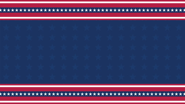 Red, White, and Blue Design With Stars and Stripes for Celebrations and Events