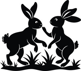 Celebrate Easter Day Graphic Elements - Festive Illustrations on White Background