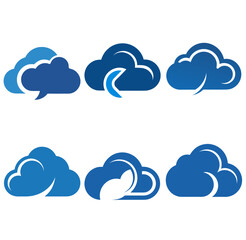Cloud Logo Template Vector